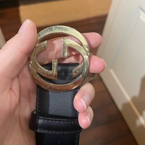 Gucci interlocking belt